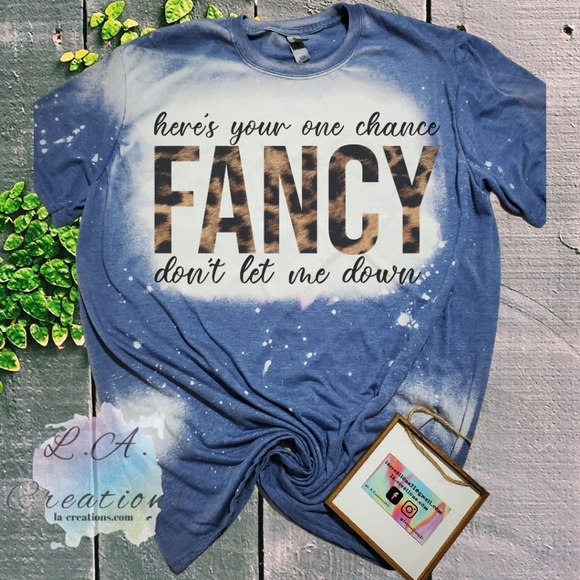 Here's your one chance Fancy - Bleached tee - Picture 1 of 2